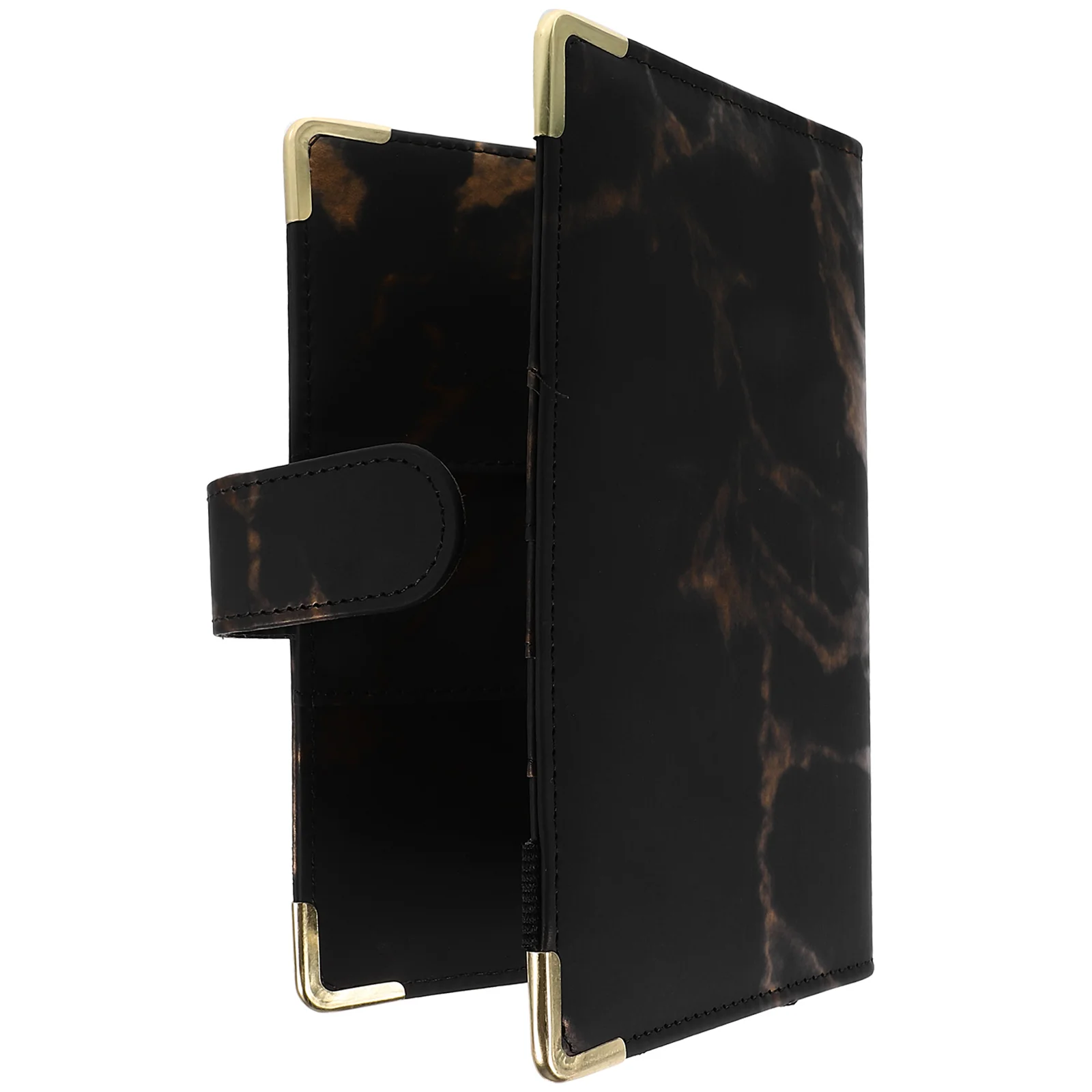 6-Rings Binder Notebook Refillable Planner Personal Organizer Grey A6 Binder A6 Notebook Cover Reusable