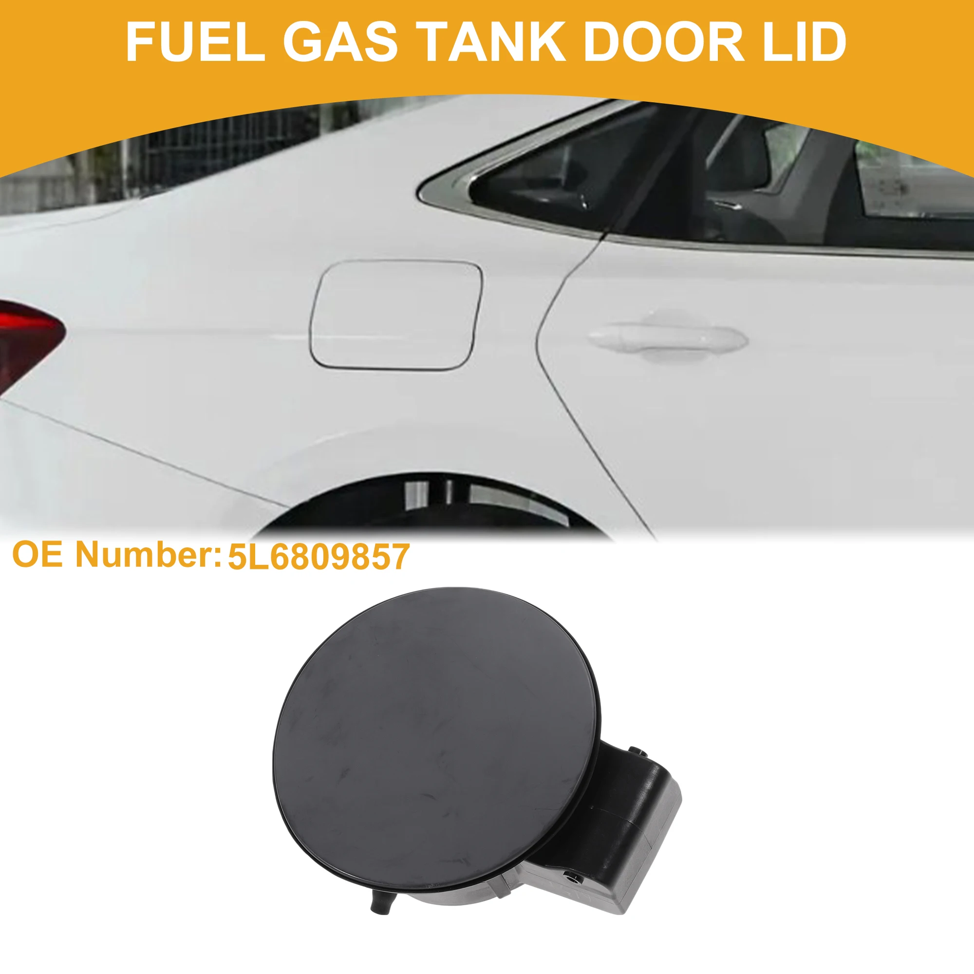 

Крышка дверцы топливного бака UXCELL для Skoda Yeti 2013, тип болта, 5L6809857, праймер ABS