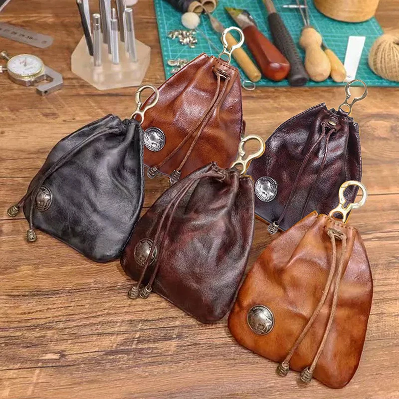 

Мужской тонкий держатель для карт из искусственной кожи, многофункциональный мешочек для монет и брелок для ключей, минималистичный кошелек с блокировкой RFID для повседневного использования