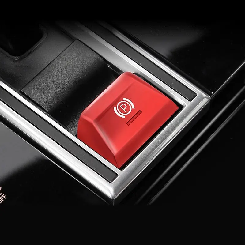 

For Porsche Cayenne 9YA Panamera 971 2017 2018-2023 Macan 95B 2014-2021 Car Electronic Handbrake P Button Patch Trim Cover