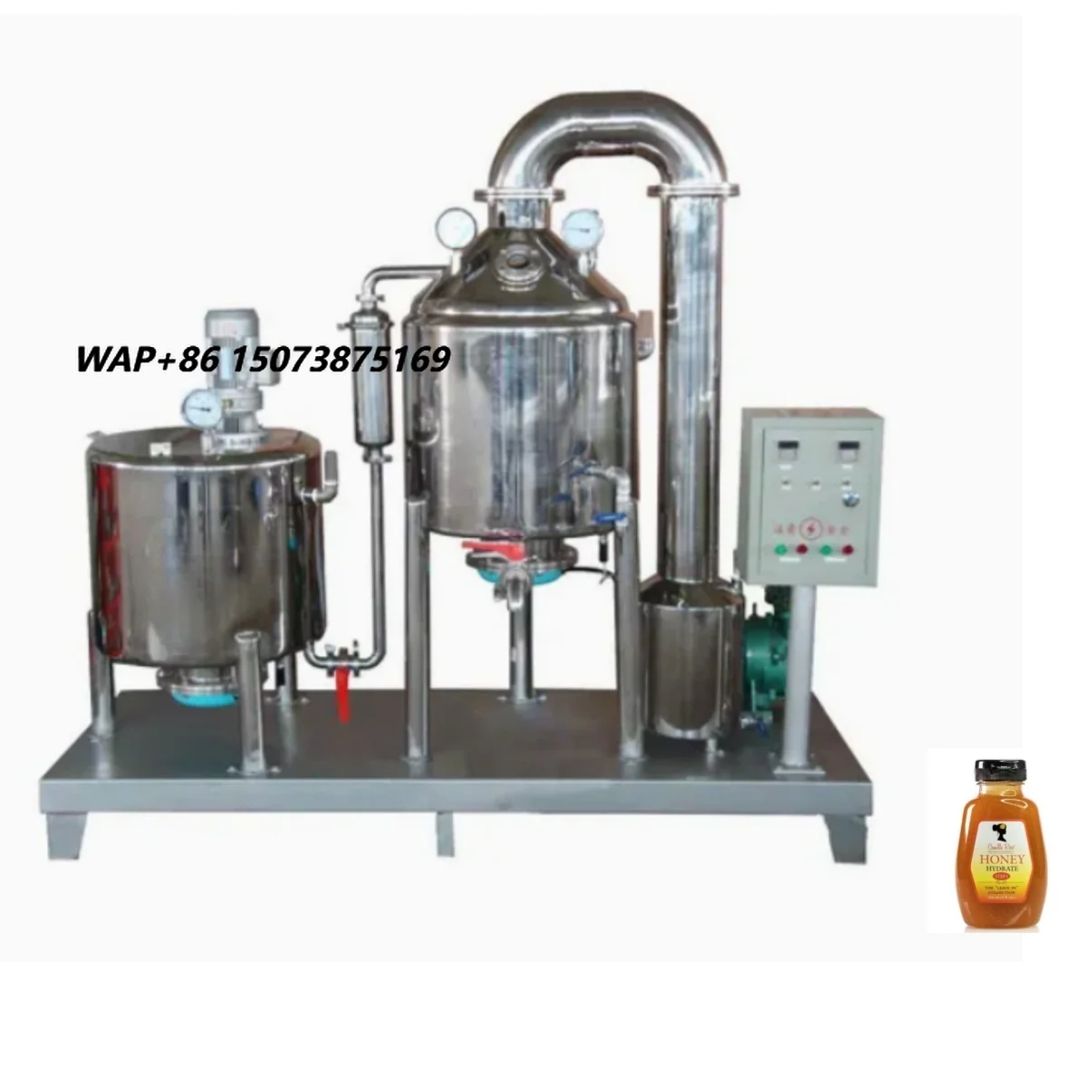 Customizable High-Speed Honey Processing Machine with Automatic Vacuum Extraction and Low Energy Consumption