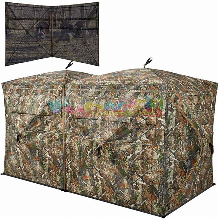 

Portable Camouflage Hunting Tent Hunting Blinds Easy Transport Features Perfect Road Trips Remote Locations