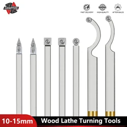 Wood Turning Tool Woodworking Lathe Tool with Carbide Insert Rougher Finisher Swan Neck Hollowing Tools