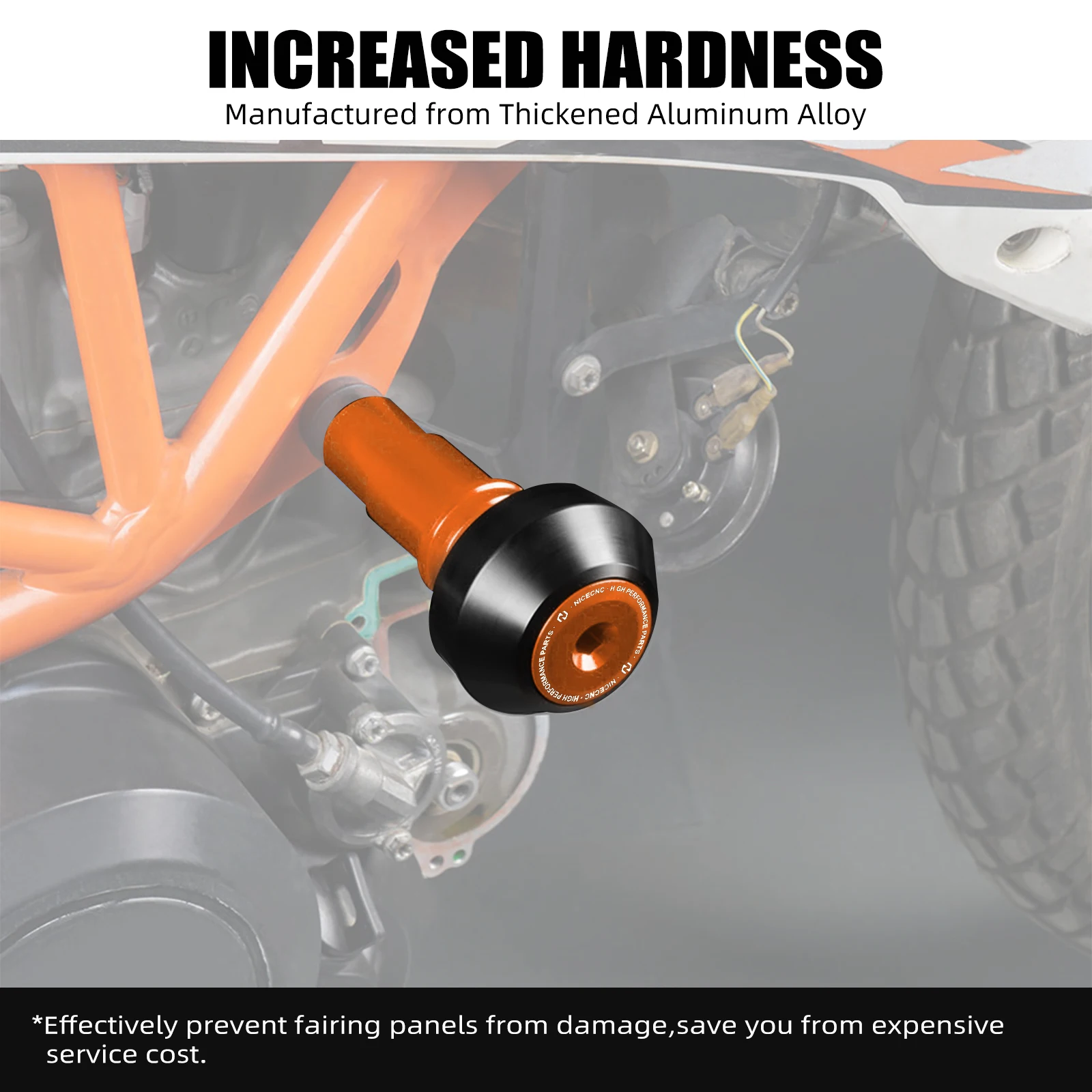 (Stock UE) 2008-2025 Pour KTM 690 Enduro R SMC R, Husqvarna 701 Supermoto/Enduro, GasGas 700 SM/ES - Protection de cadre anti-chute