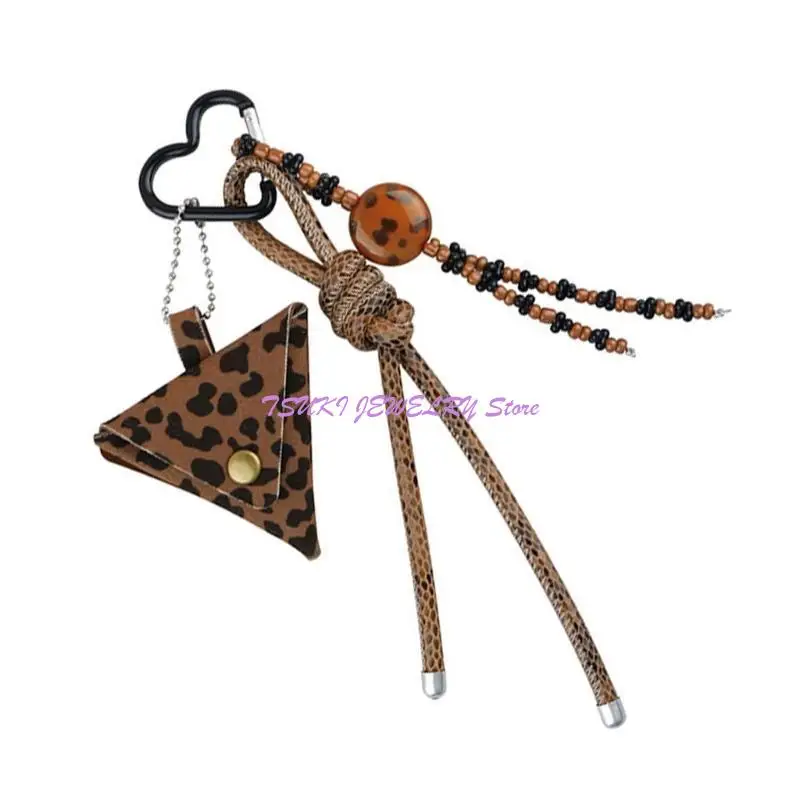 

62KE Braided Rope Bag Charm Handbag Accessories Bag Pendant Charm for Backpack Decors
