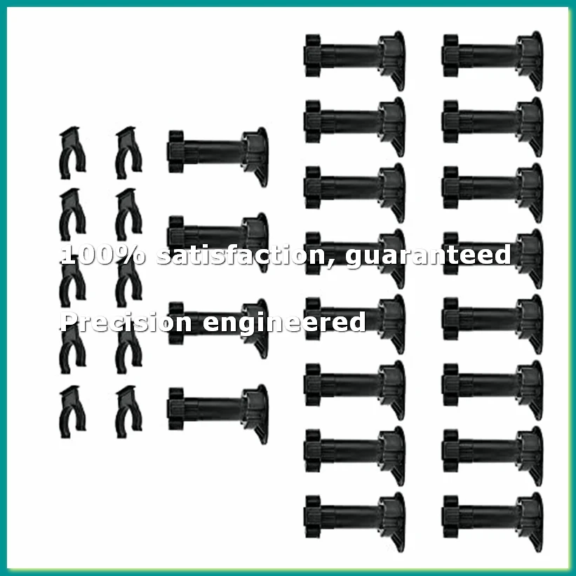 

20Pcs Furniture Feet Adjustable Cupboard Foot Leg Unit Cabinet Legs with Kick Board Clips for Kitchen Bathroom Cabinet-A07G