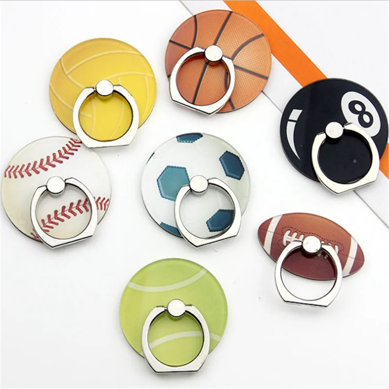 Mobile Phone Stand Holder Ball Finger Ring Golf Baseball Football Smartphone Holder Stand For iPhone Xiaomi Huawei All Phone