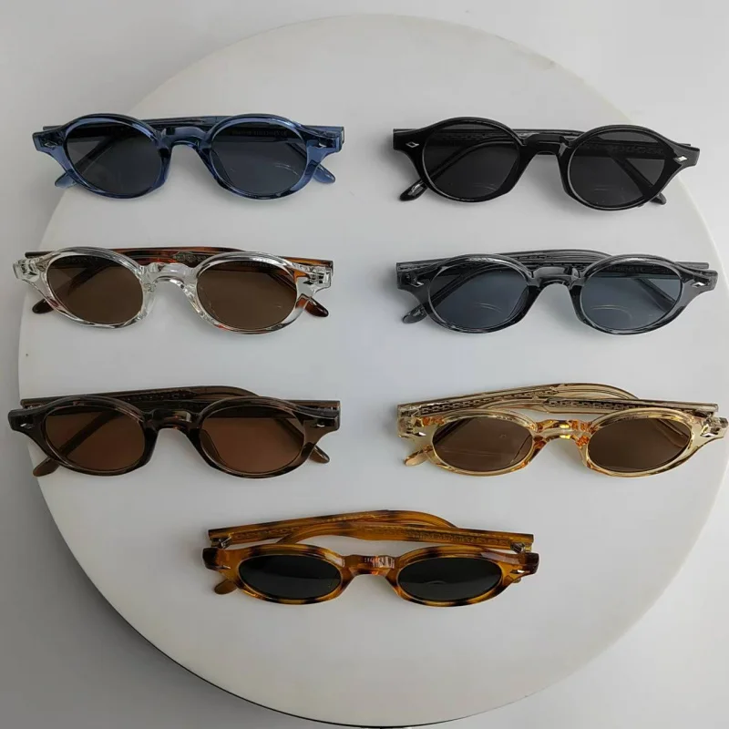 

WM-TR28036 European and American round Small Frame Sunglasses Female Personality Simple Sun-Resistant Sunglasses Female