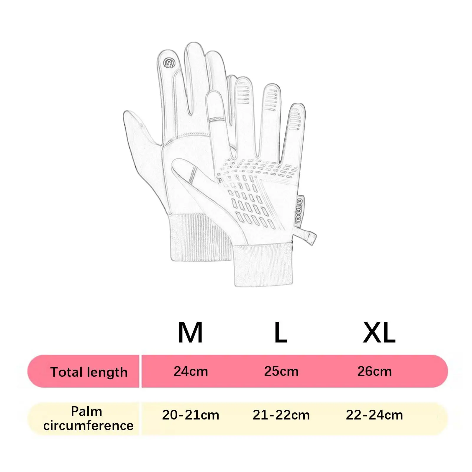 Зимние теплые перчатки, утепленные перчатки с длинными пальцами для занятий спортом на открытом воздухе, рыбалки, езды на велосипеде