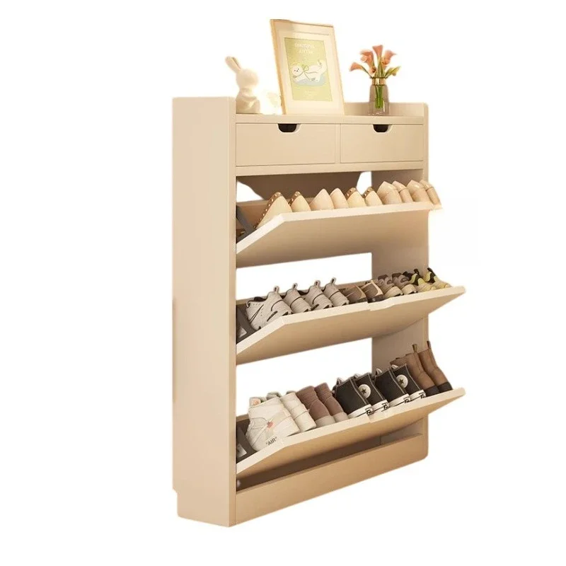 

Shoe cabinet, simple and modern home shoe rack outside the door, balcony entrance cabinet, living room large-capacity