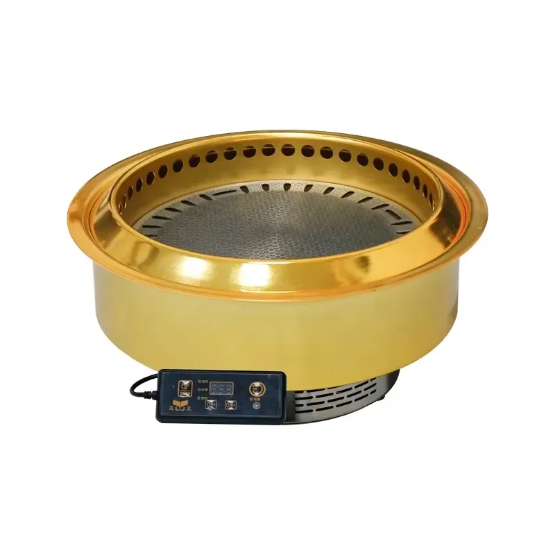 Yawei Commercial Smokeless Electric Roast Oven 450 Lower Smoke Exhaust Circular Barbecue Oven Chinese Style Barbecue