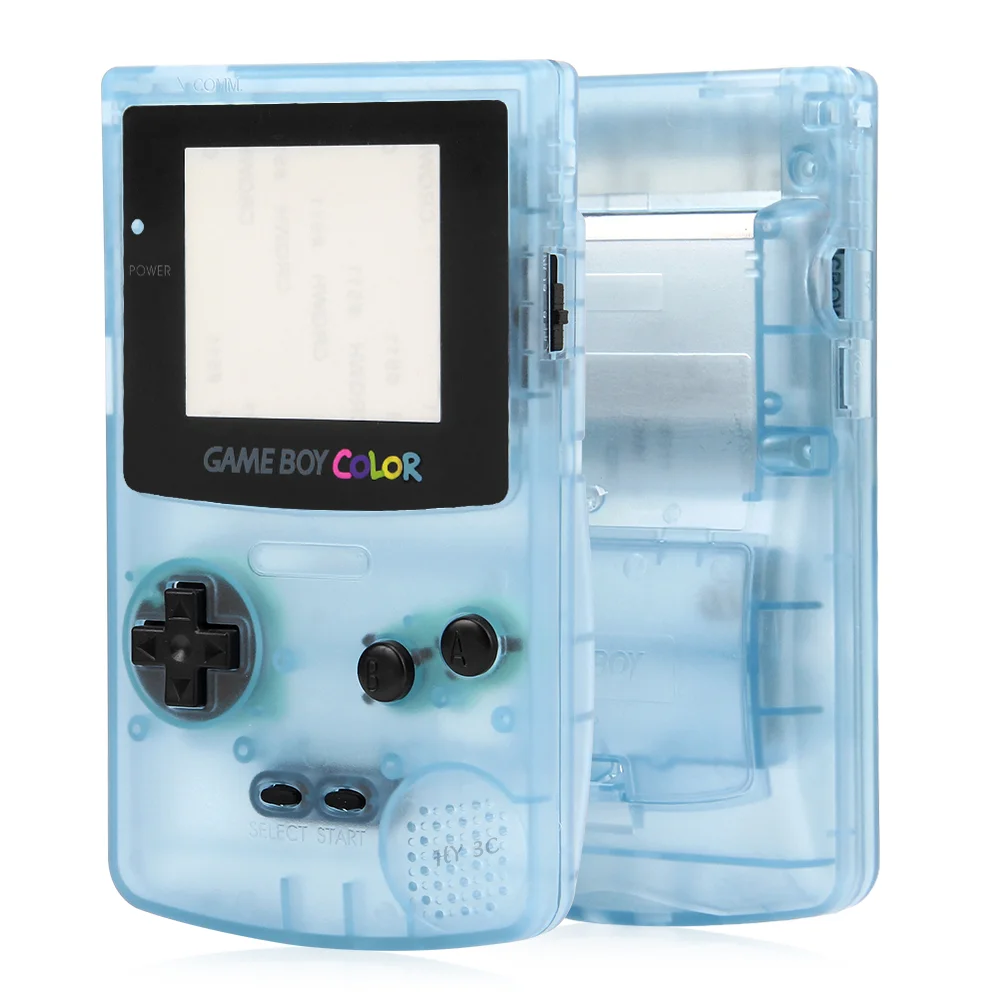 طبعة محدودة قذيفة الإسكان الكامل لوحدة التحكم لعبة GBC ، استبدال الأزرار ، طقم علبة اللون