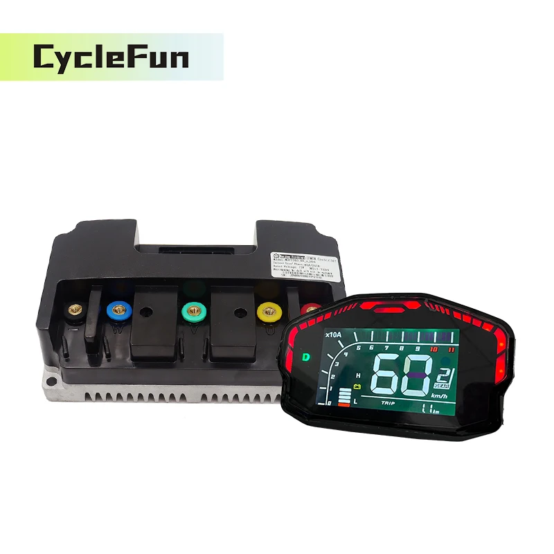

FarDriver DC 80A 1KW-2KW ND72260 48V-72V BLDC Sine Wave Controller With DKD One-Lin Display Electric Scooter Accessories