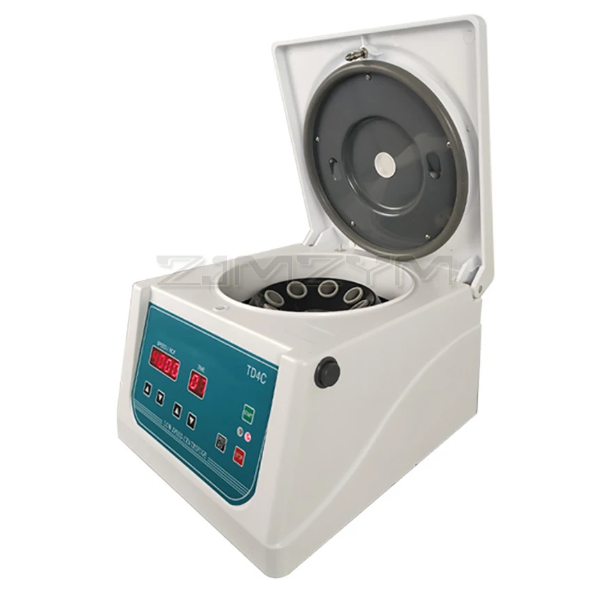 TD4C Laboratory Centrifuge Electric Low Speed PRP Centrifuge Digital Display Desktop Centrifugal Machine 0-4000RPM Adjustable