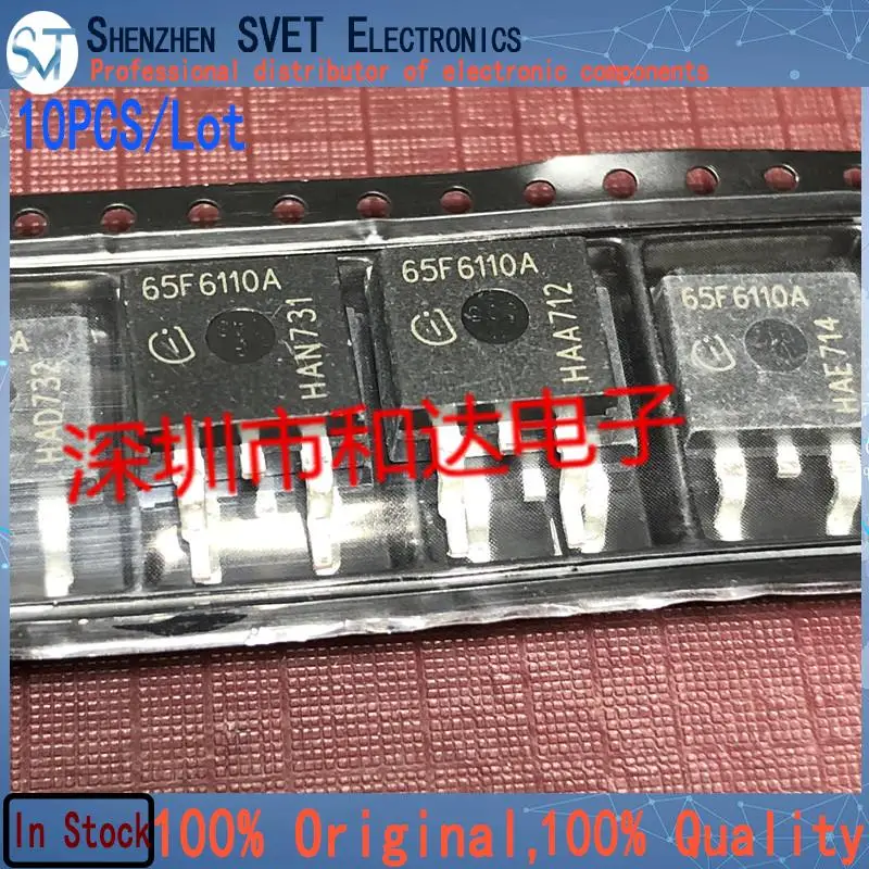 10PCS/Lot 65F6110A IPB65R110CFDA  TO-263   Imported Original New And In Stock 100%Test