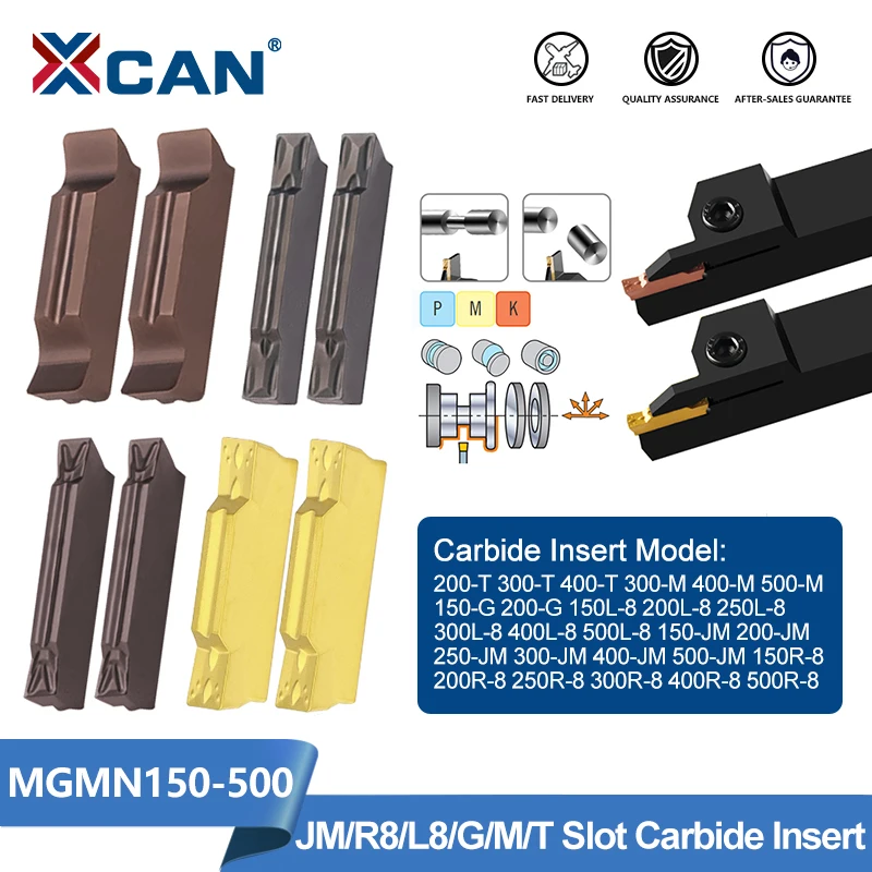 

XCAN 10 шт., карбидная вставка MGMN150, MGMN500 вставка для прорезания канавок JM/R8/L8/G/M/T слот LF9018 LF6018 NC3030 PC93030, токарный инструмент с ЧПУ