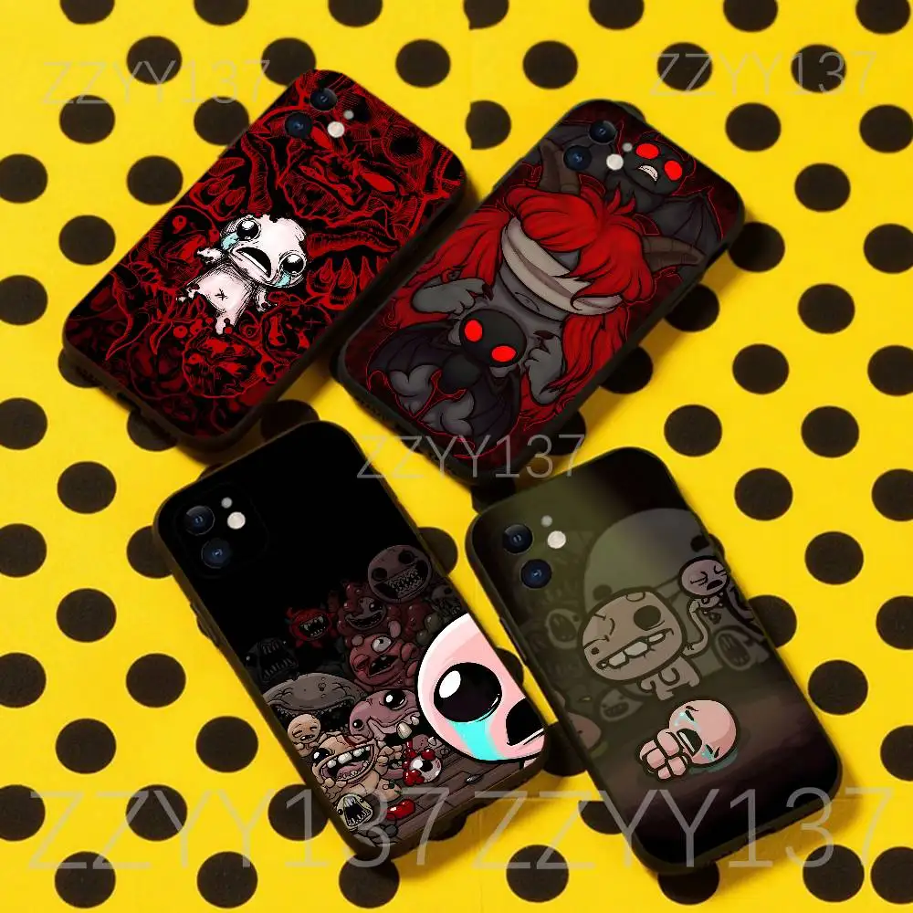 

The Binding Of I-Isaac Phone Case For iPhone 17,16,15,14,13,12,11,Pro,Max,Plus,Air,X,XS,XR,SE,8,7,Mini,Soft Black Funda