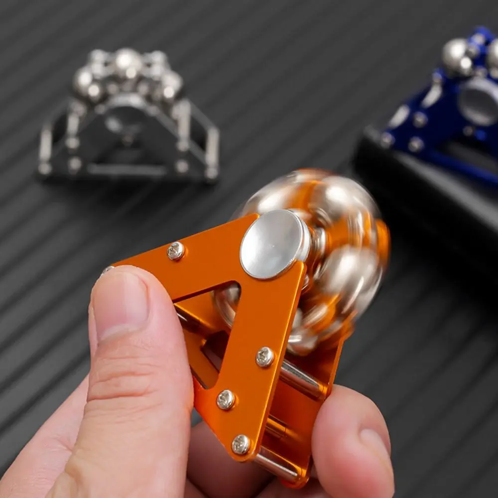 Pêndulo duplo fidget spinner dobrável metal antiestresse mão spinner brinquedos adultos giroscópio alívio do estresse brinquedo para crianças presente dos homens