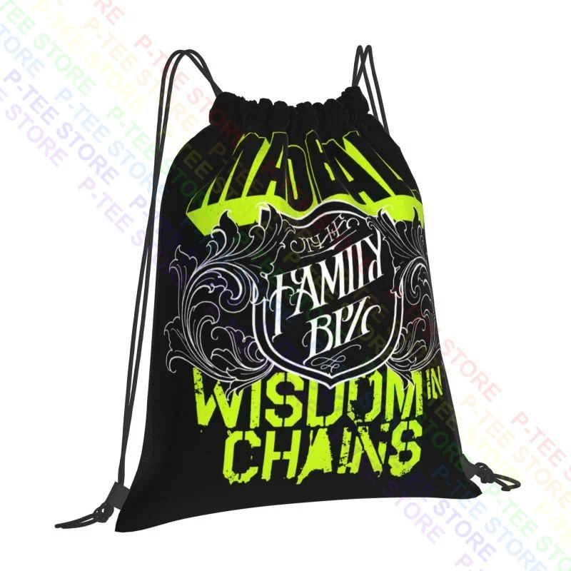 Madball And Wisdom In Chains The Family Biz Drawstring Bags Gym Bag Fashion Softback 3d Printing School Sport Bag