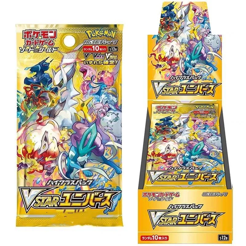 Pokemon TCG S12A VStar Universe Japanische Version Hochwertige Gold-Booster-Box Seltene Sammelkarten Sammler-Geschenk Kampfspiel
