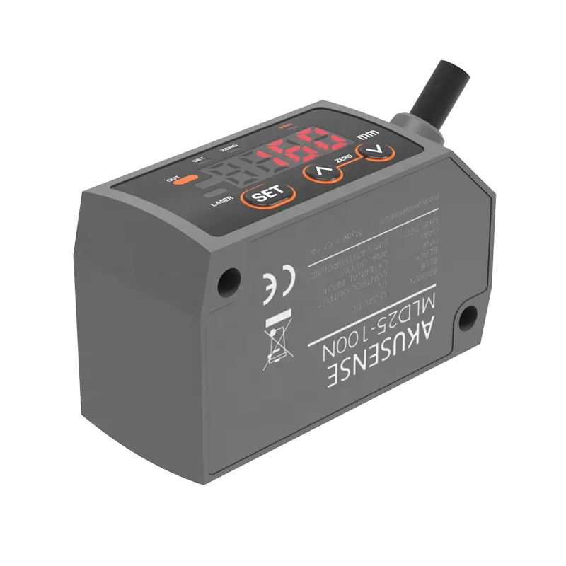 AKUSENSE Sensor High Quality Laser Displacement Sensor Triangle Measurement 120mm   Akusense Sensor MLD25