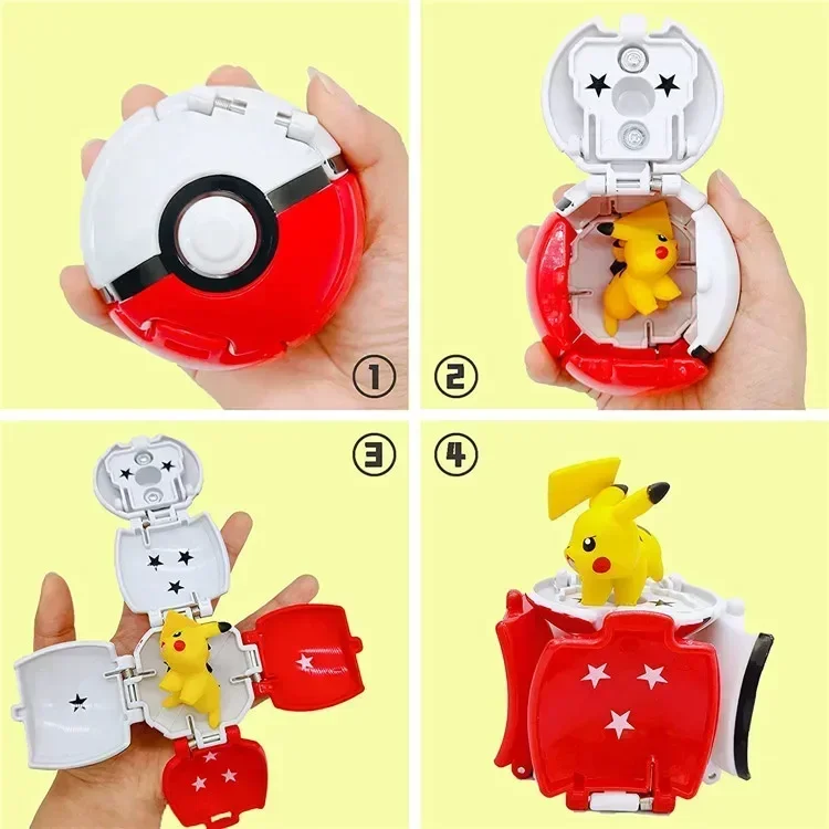 Pokemon Schlafpuppen Geschenke / Ballspielzeuge Pikachu Bulbasaur Eevee Snorlax Jirachi Komala PVC Anime Figuren Kawaii Spielzeuge – Detail 5