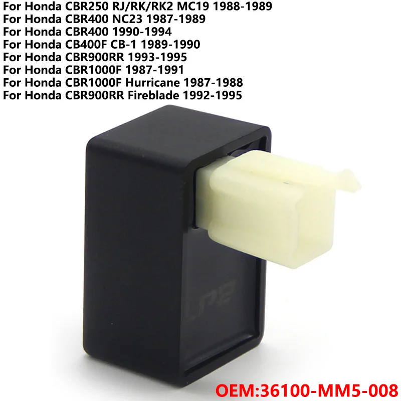 

fuel cut off relay For Honda Hurricane CBR1000F CBR 1000F CBR 400 250 CBR400 CBR250 MC19 CB400F MC 19 CBR900RR 36100-MM5-008
