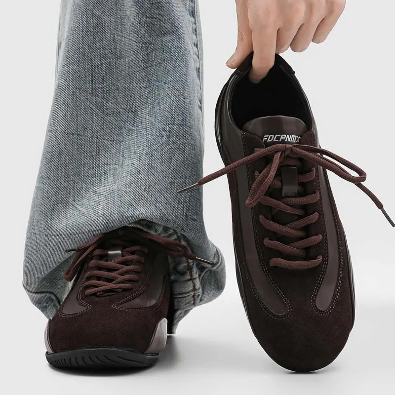 

New Men's Breathable Casual Sports Shoes, High-quality Men's and Women's Increased Non-slip Lace-up Casual Shoes, Men's Shoes