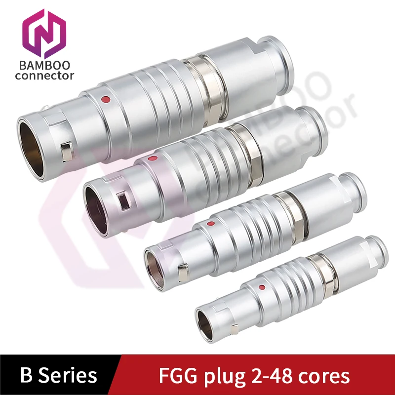 Push-pull self-locking connector FGG.3B FGG.4B 307 320 322 Camera cable plug socket circular connector Circular aviation plug 3B