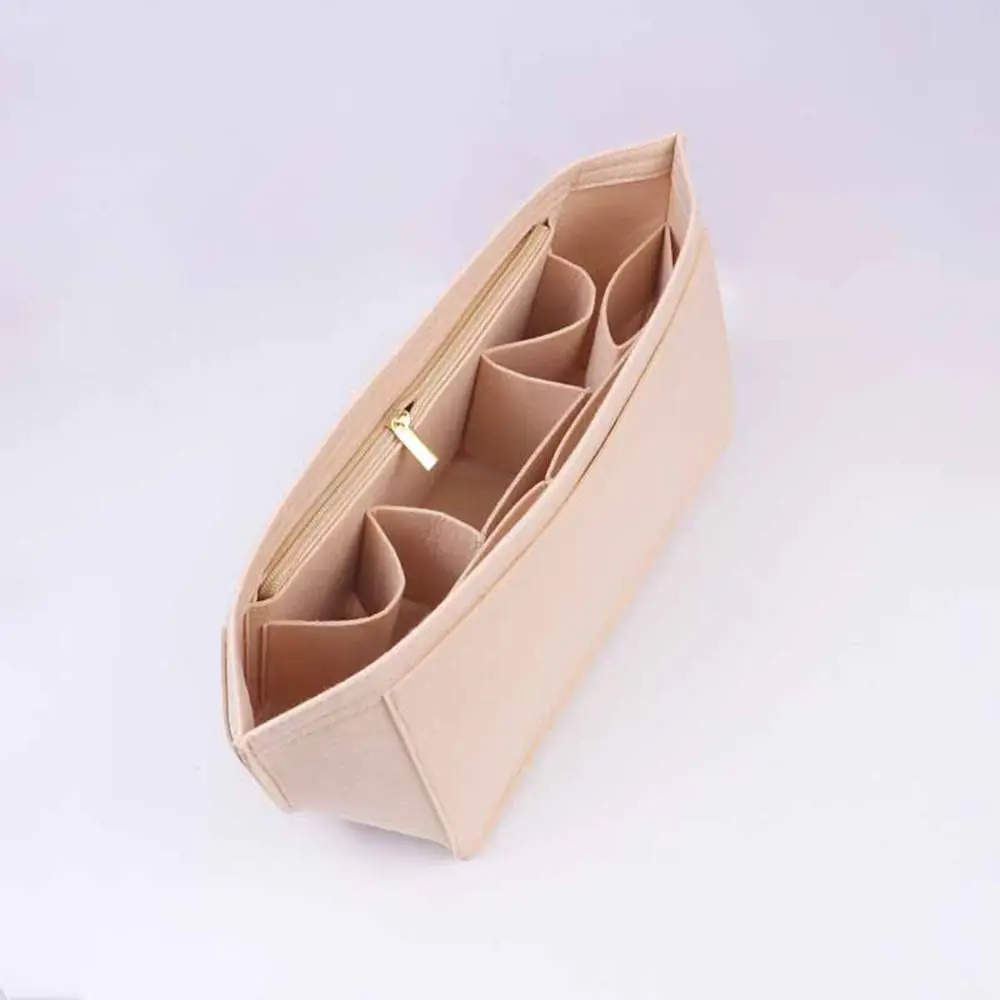 New Felt Insert Bag Travel Portable Linner Bag Multi-Pocket Storage Bags for Handbag