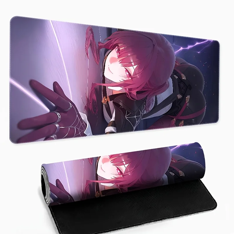 Extra Large Anime Style Game Mouse Pad Rubber Base Anti-slip Desk Accessories Mousepad for Office &Gamer Keyboard Mats Decor Mat