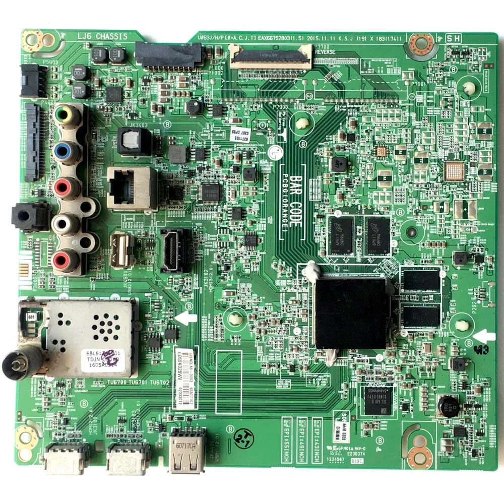For LG 49UH6500-CB 55UH6500-LB 60UH7500 65UH7500 Motherboard EAX66752803