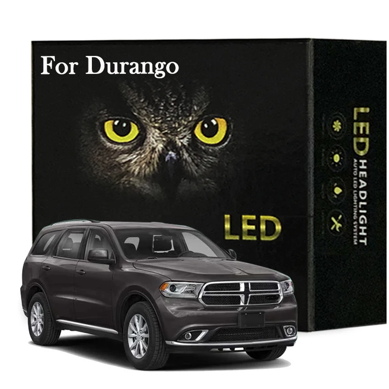 

Car Led Interior Light Kit For Dodge Durango 1998- 2015 206 2017 2018 2019 2020 LED Bulbs Canbus No Error