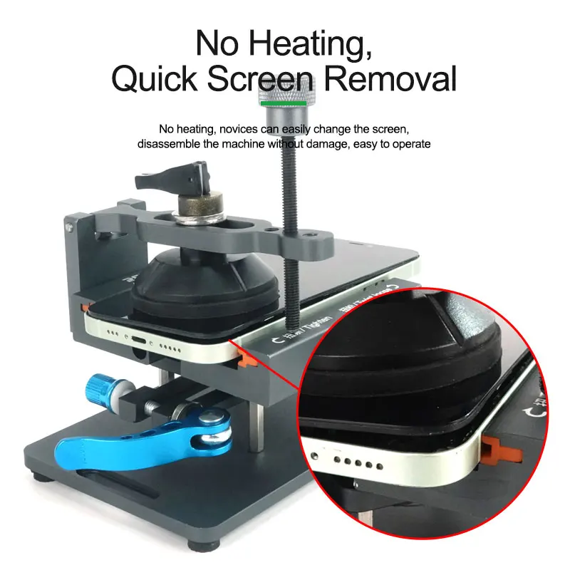 RELIFE RL-601S Plus 2 in 1 Multifunctional Dismantling Rotating Screen Fixture Removal Separation Removal Mobile Phone Back