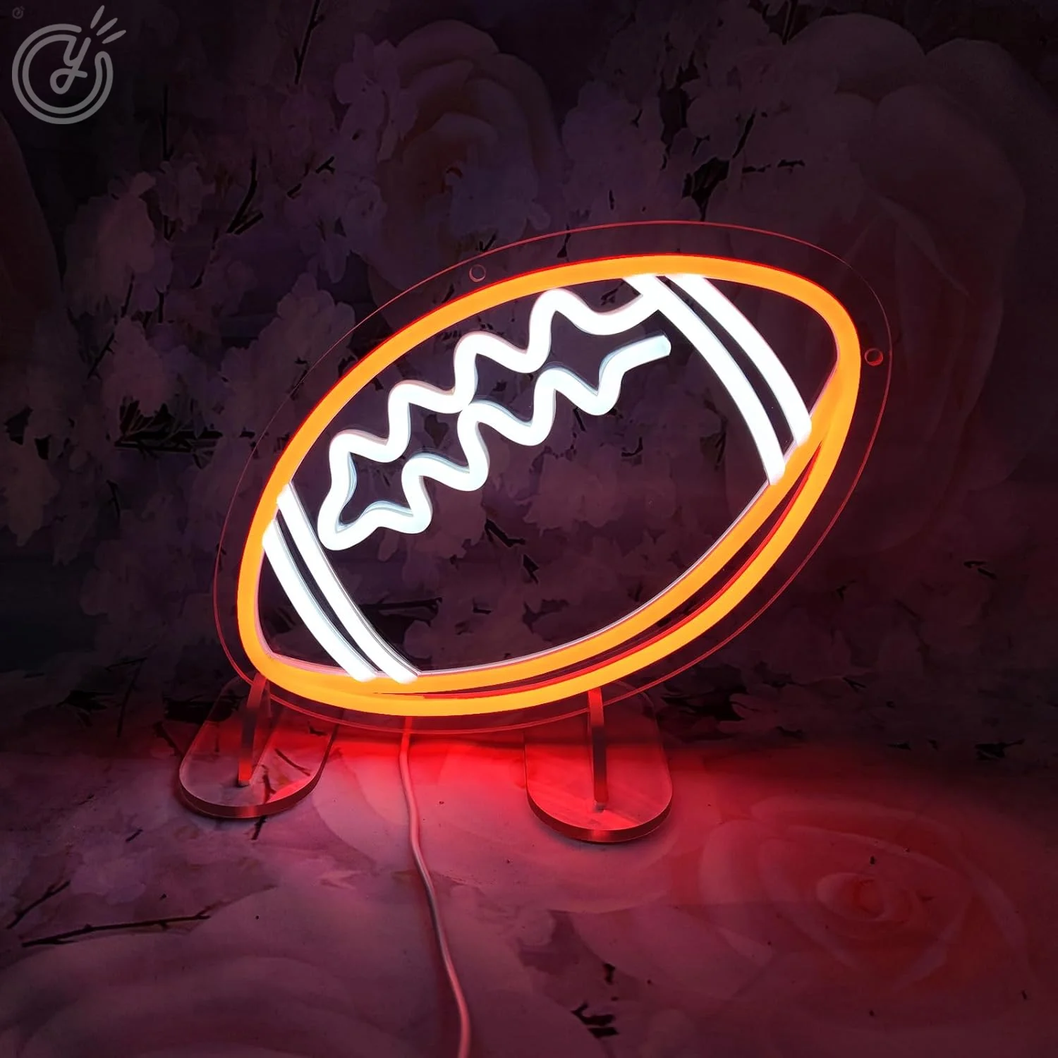 Football Neon Sign Football Led Light Football Lights Sports Neon Sign Football Room Decor for Man Cave Bedroom Football Club