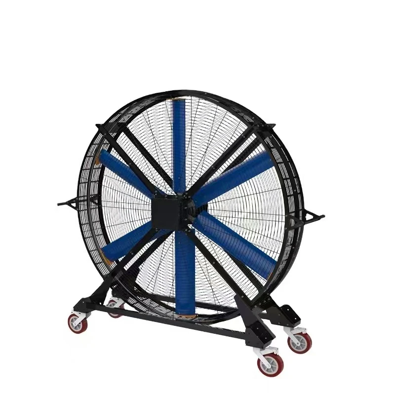 Usine de fabrication de ventilateurs sur pied, refroidissement par vent fort, grande taille, ventilateur sur pied industriel de 79 pouces