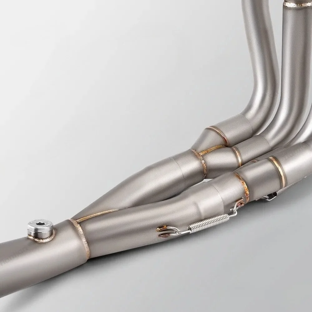 Für Yamaha R6 2006-2020 YZF-R6 YZFR6 Auspuff 51mm Slip-On Krümmer Mittelrohr Auspuffanlagen Auspuffrohre – Detail 4
