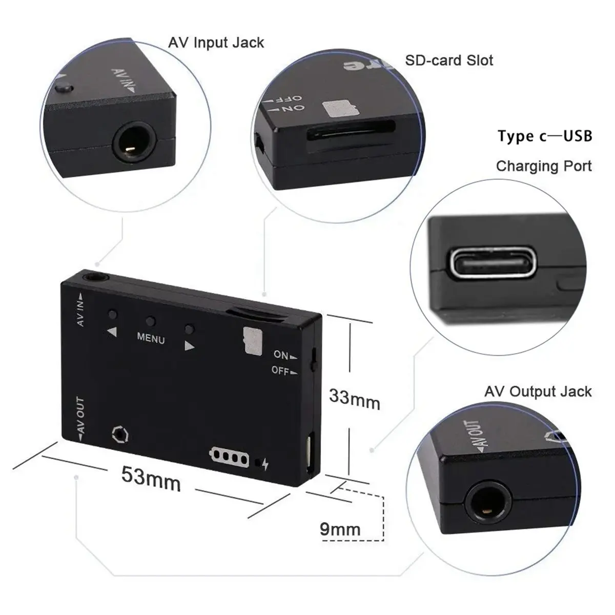 

Новый мини-модуль видеорегистратора A23G с переключением NTSC/PAL, встроенным аккумулятором, записью видео и аудио для FPV, для радиоуправляемых моделей, самолетов и гоночных дронов