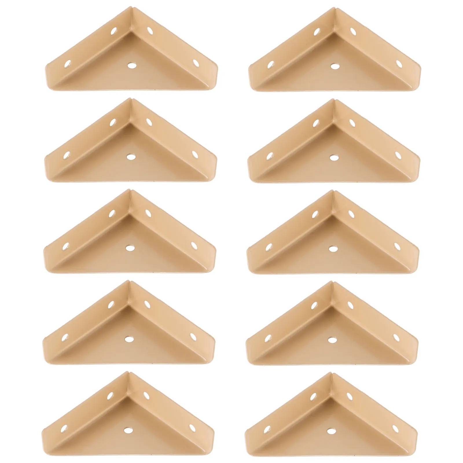 

10 Pcs Corner Brackets Bed Frame Corner Bracket Support Furniture Connectors 90 Degree Reinforcement
