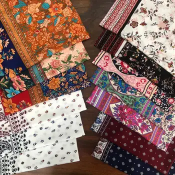 보헤미안 홀리데이 스타일 비스코스 원단 레이온 포플린 드레스 셔츠, 도매 소재, 1 계량기 X 1.48 계량기 품질, 190 g/m 