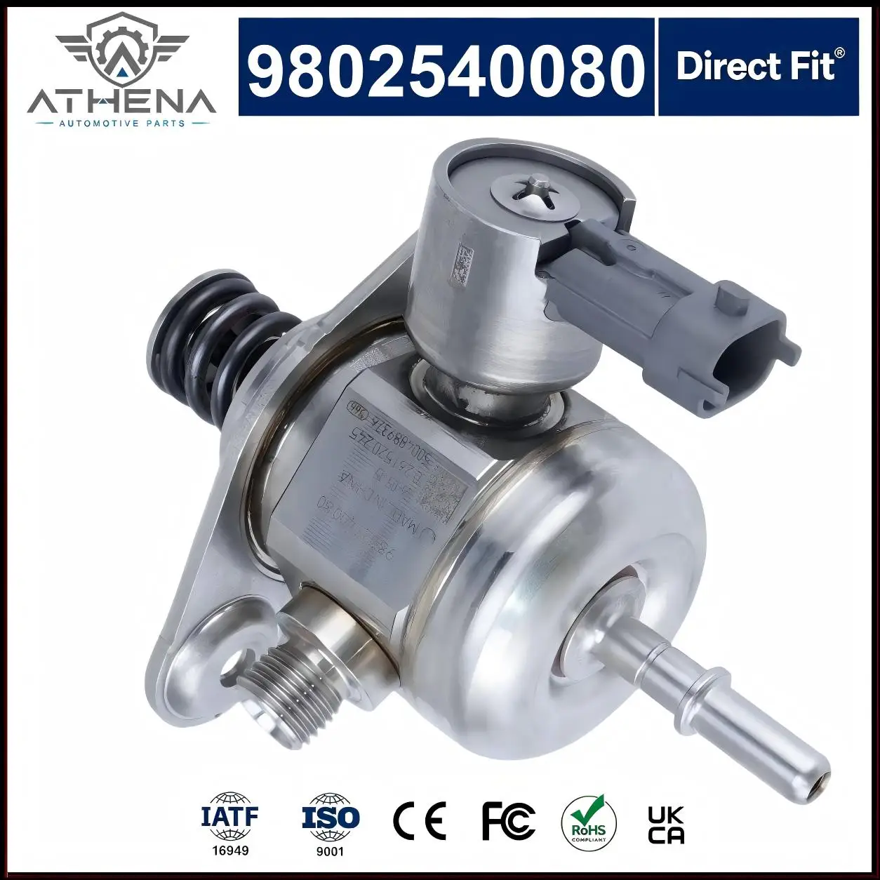 9802540080 High Pressure Fuel Pump Fix Low Pressure Hard Start For Peugeot Citroen DS 1.2T PureTech 0261520245