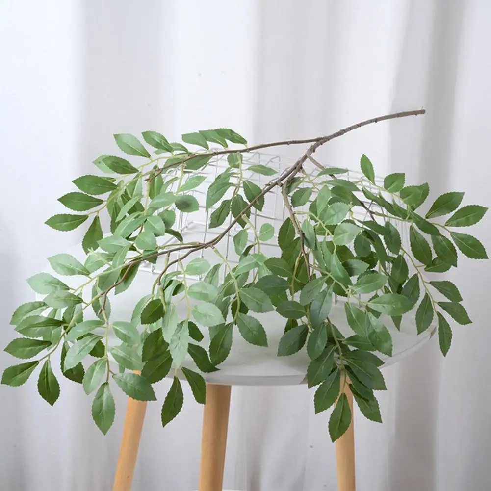 Artificial Plant Not Withered Non-fading No Watering Realistic Decorative Long Lasting Living Room Decoration Gifts Golden Elm L