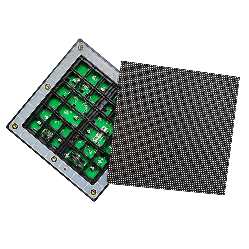 LED Matrix Screen TV 64x64 pixel P3 module 192x192 mm HUB75E interface Outdoor LED advertising display led screen factory