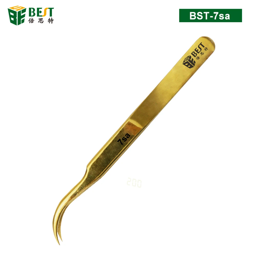 Anti-static Tweezers Stainless Steel Forceps Eyelash Extension Tweezers Electronic Set Phone Logic Board Maintenance Tweezers