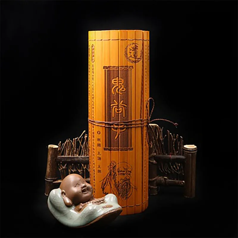 

Classical Scroll Slip Bamboo Wooden Slips, Ancient Chinese Cultural, Home Decor, Gift Box Available