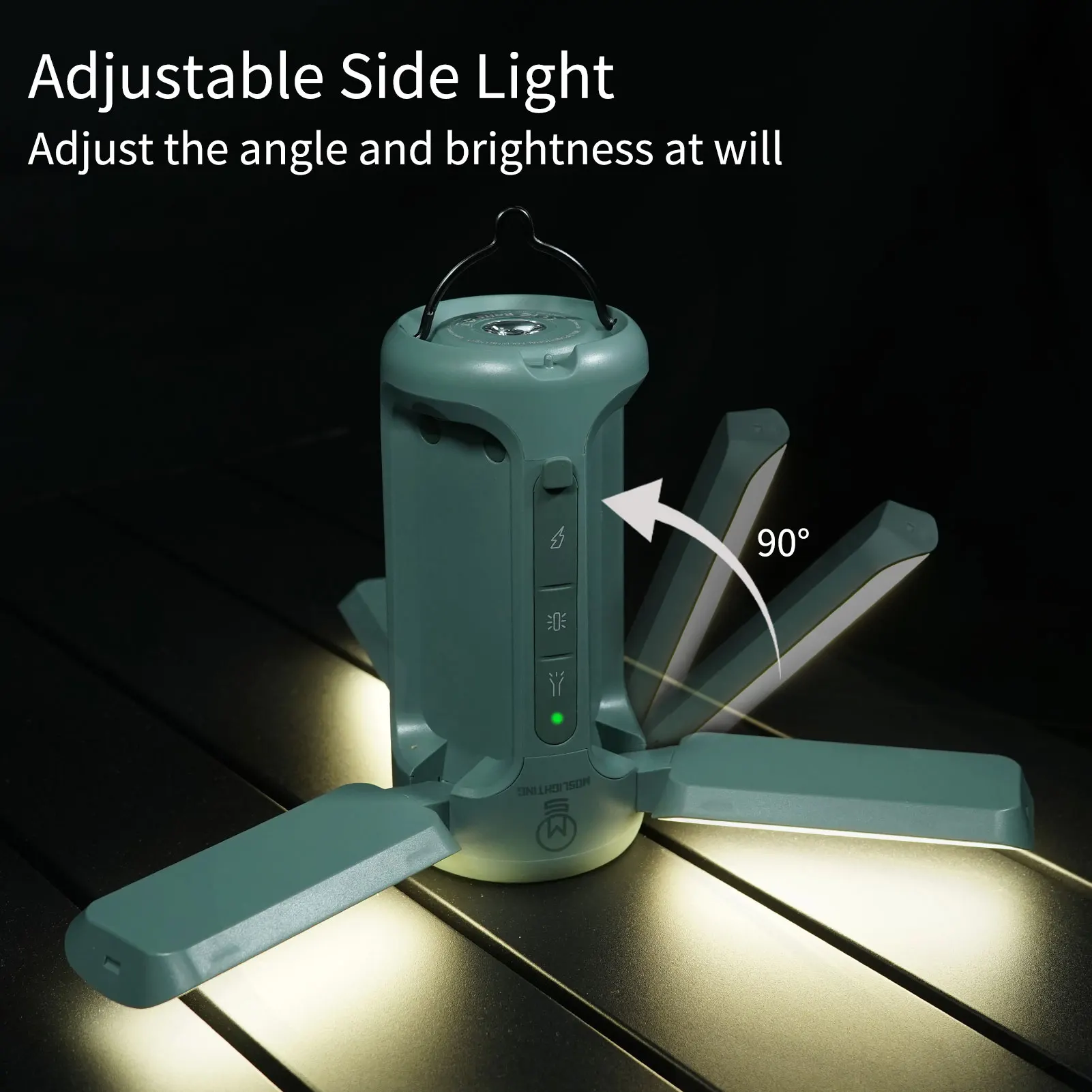 MOSLIGHTING Foldable Camping Lantern Portable Light 9000mAh Rechargeable Hanging Lamp Camping Lighting Outdoor Travel Flashlight