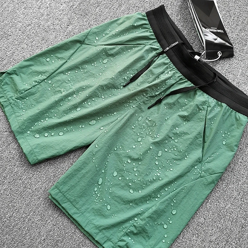 Dijia RUN Outdoor Lightweight Quick Dry Men's Casual Shorts Ultra Light Summer Outdoor Active Leisure Straight Leg Pants