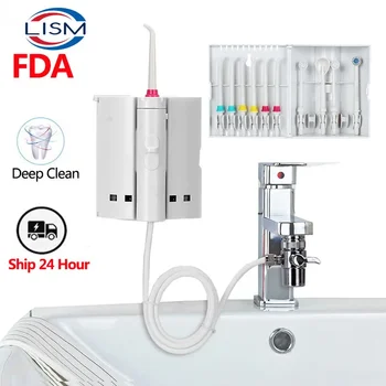 LISM Wasserhahn Munddusche Ersatzdüsen Familie Dental Wasser Flosser Jet Zähne SPA Bleaching Reiniger Power Wasserdruck