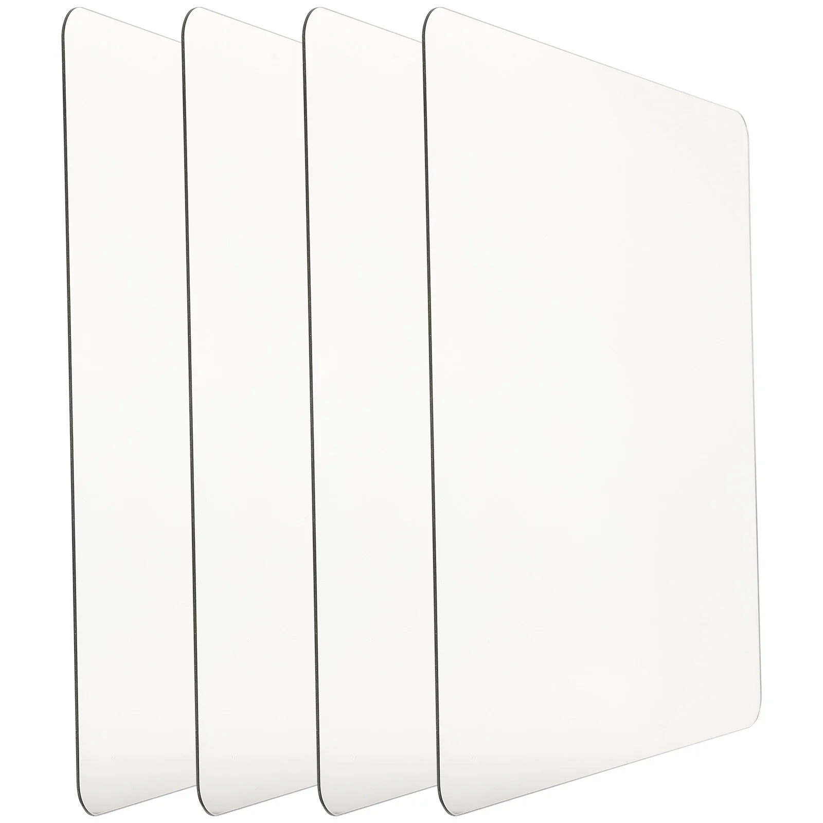 

4pcs Self-adhesive Mirrors For Wall Stickers 30x30cm Wall Mirrors Shatterproof Soft Bathroom Bedroom Gym Tiles