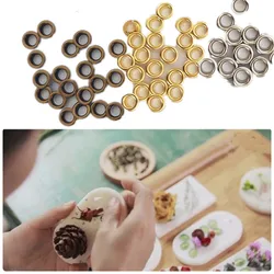 Candle Wax Buttonhole Kit 5mm/0.2in Durable Metal Candle Eyelet Grommets DIY Scented Candle Tablets Making Tool Accessories